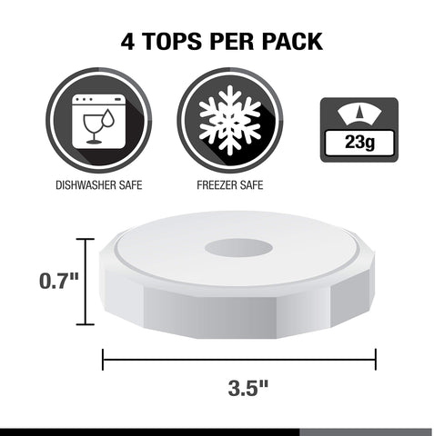 Masontops Tough Tops lid for multipurpose pantry storage