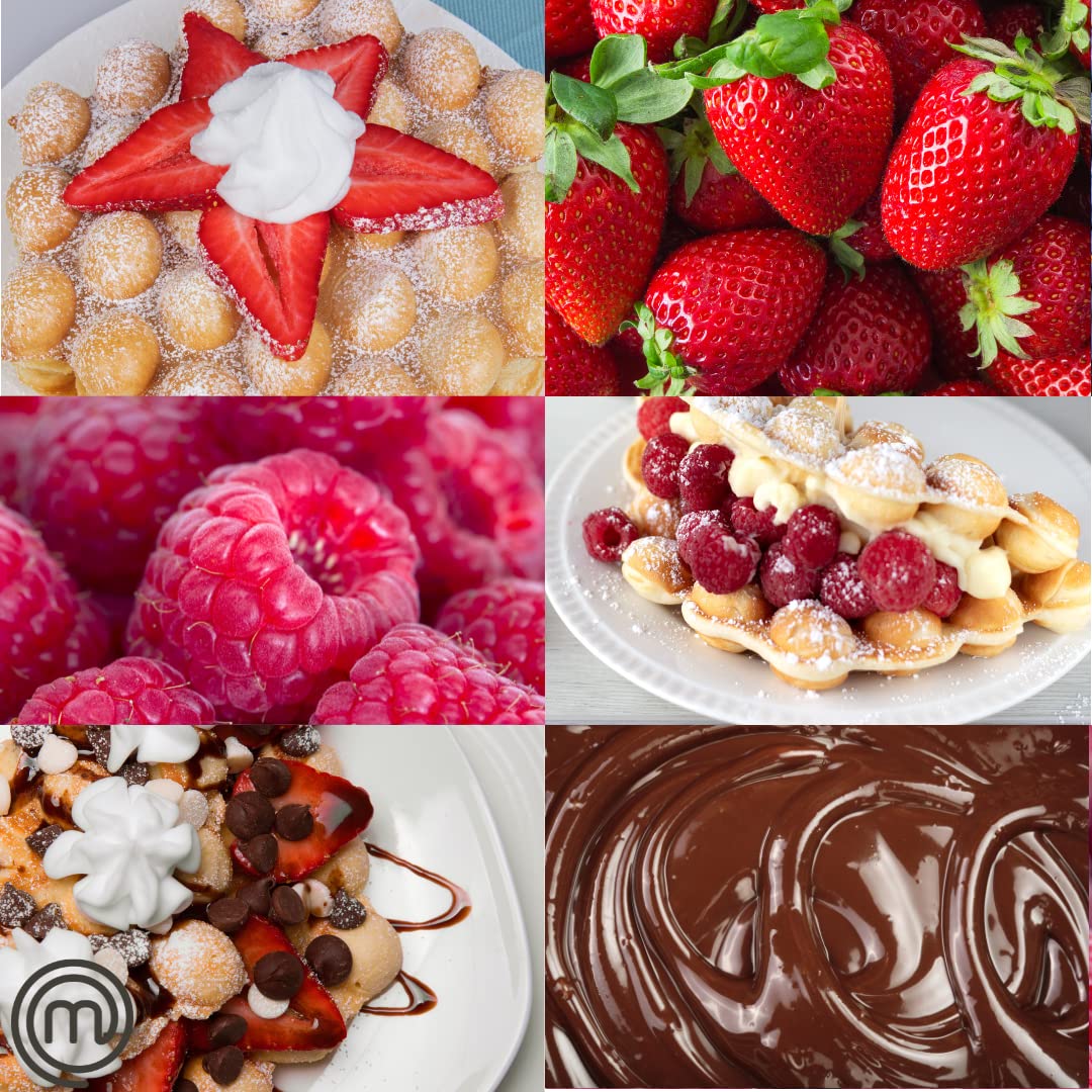 MasterChef Bubble Waffle Maker power indicator light signals readiness