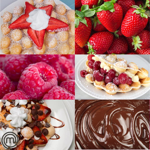 MasterChef Bubble Waffle Maker power indicator light signals readiness