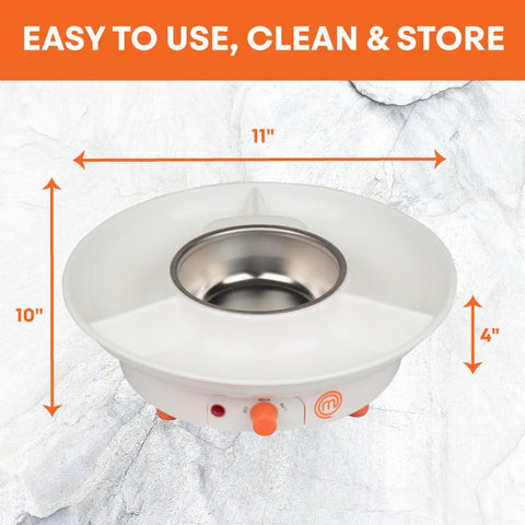 MasterChef electric fondue pot with forks ready for quick entertaining