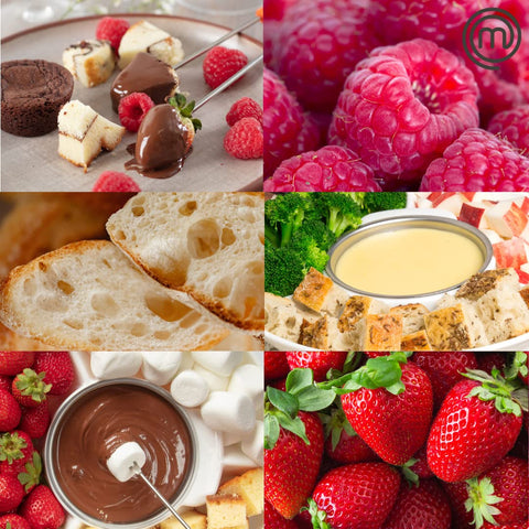 MasterChef heating base keeps fondue warm during serving