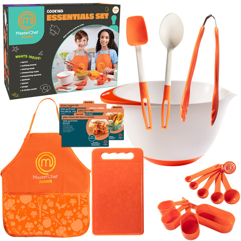 MasterChef Junior holiday gift packaging highlighting family cooking fun and collection.