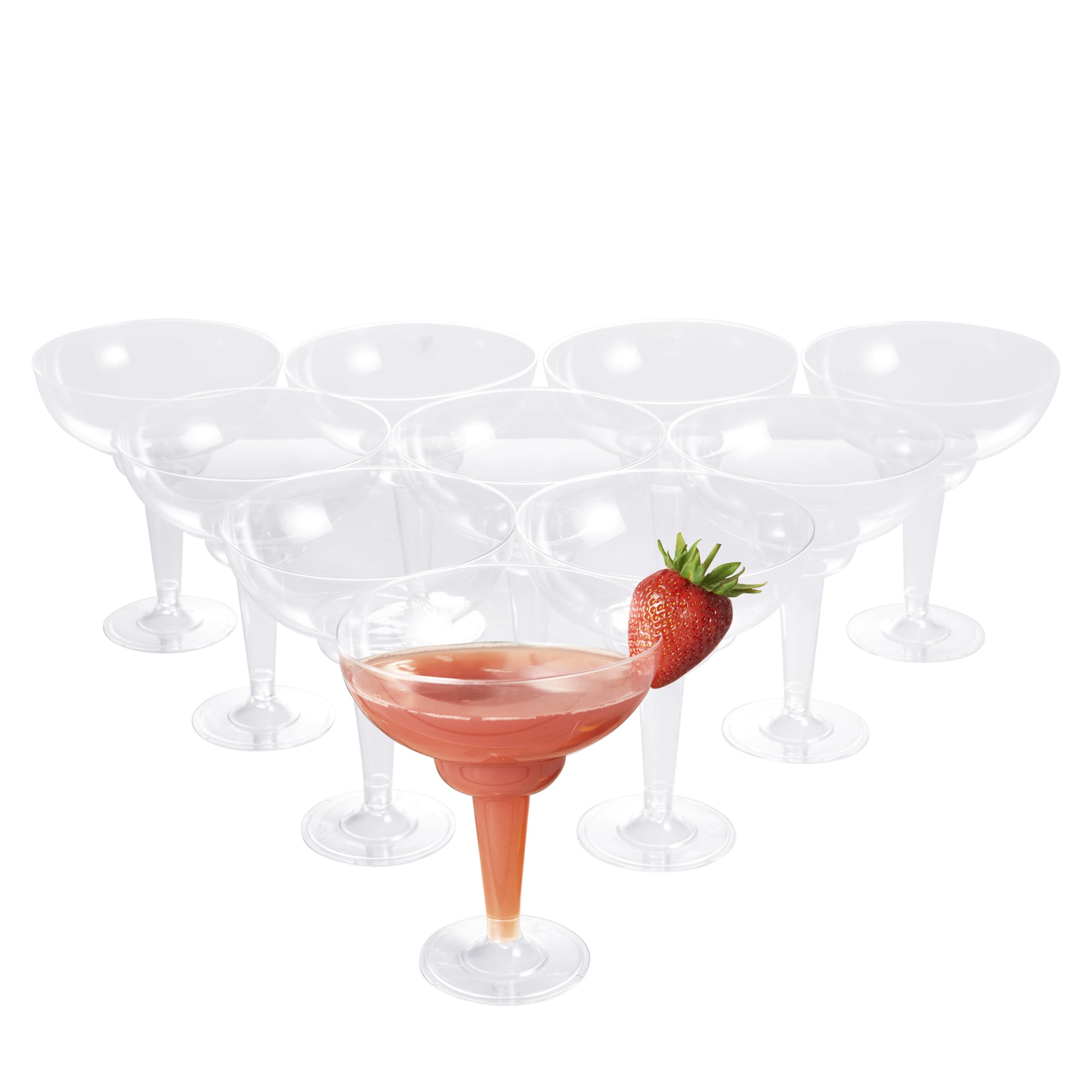 Matana clear margarita glass 360ml for elegant outdoor cocktails.