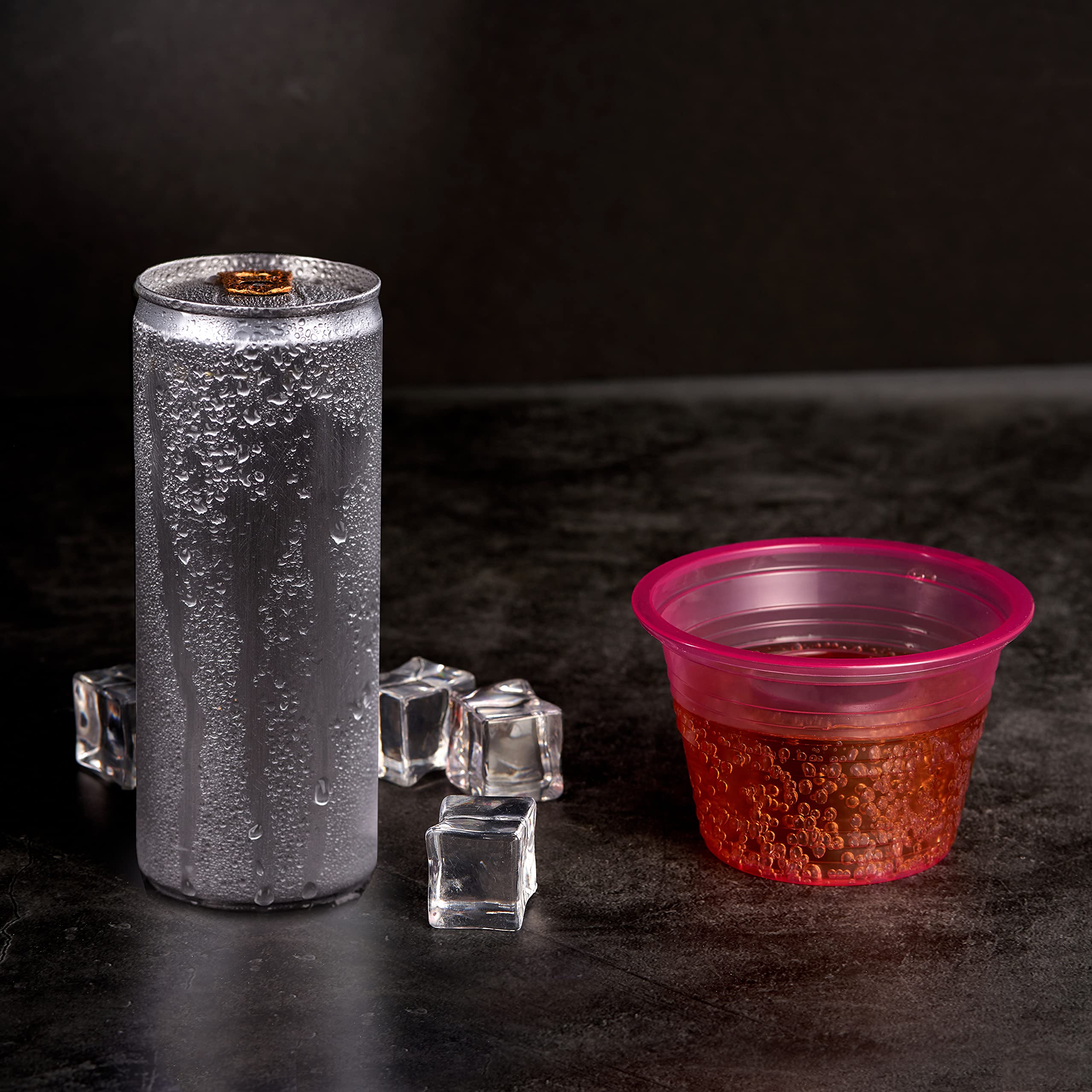 MATANA 150 neon bomb cups boost party ambiance with vibrant visuals.