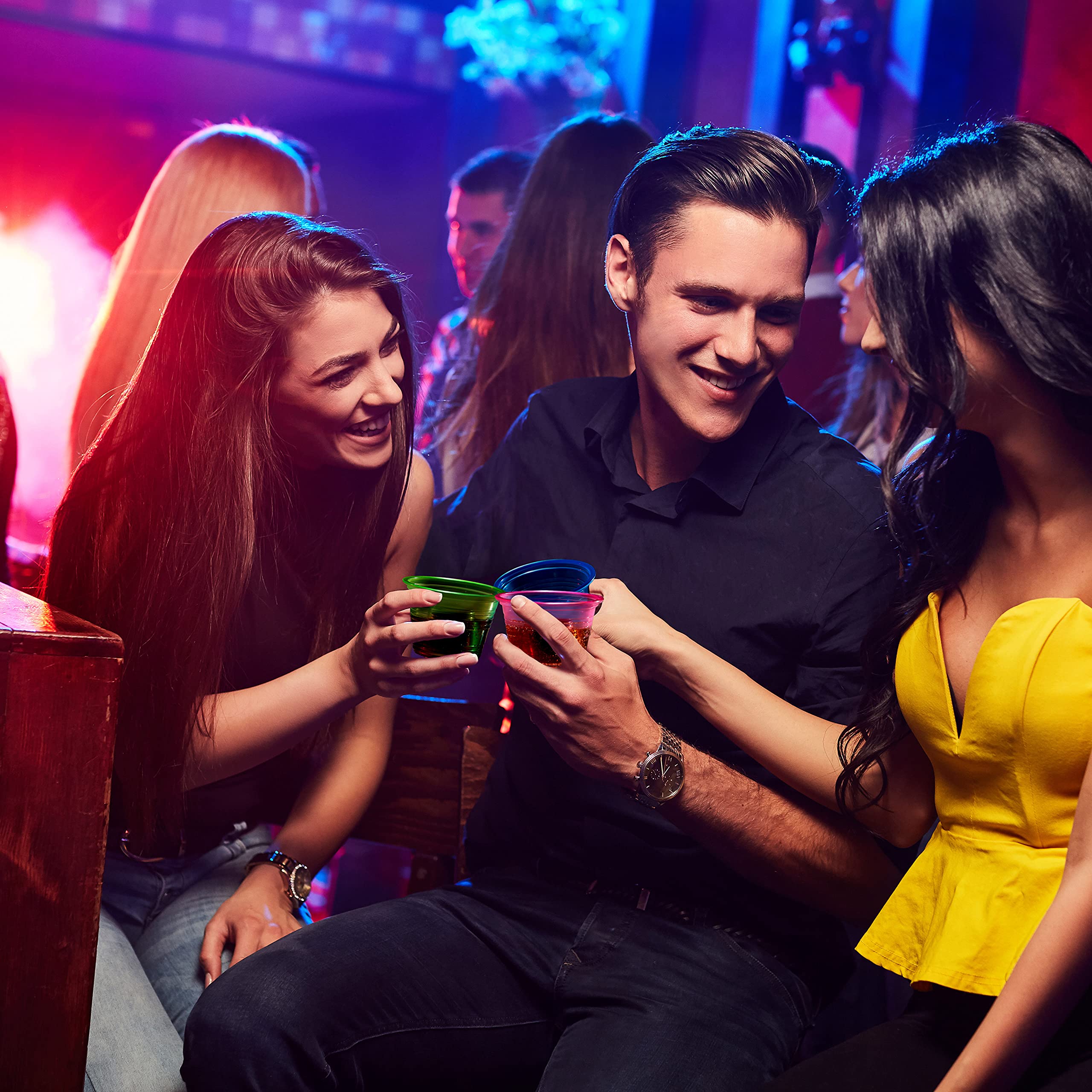 MATANA neon cups enable easy mixology for memorable bomb shots.