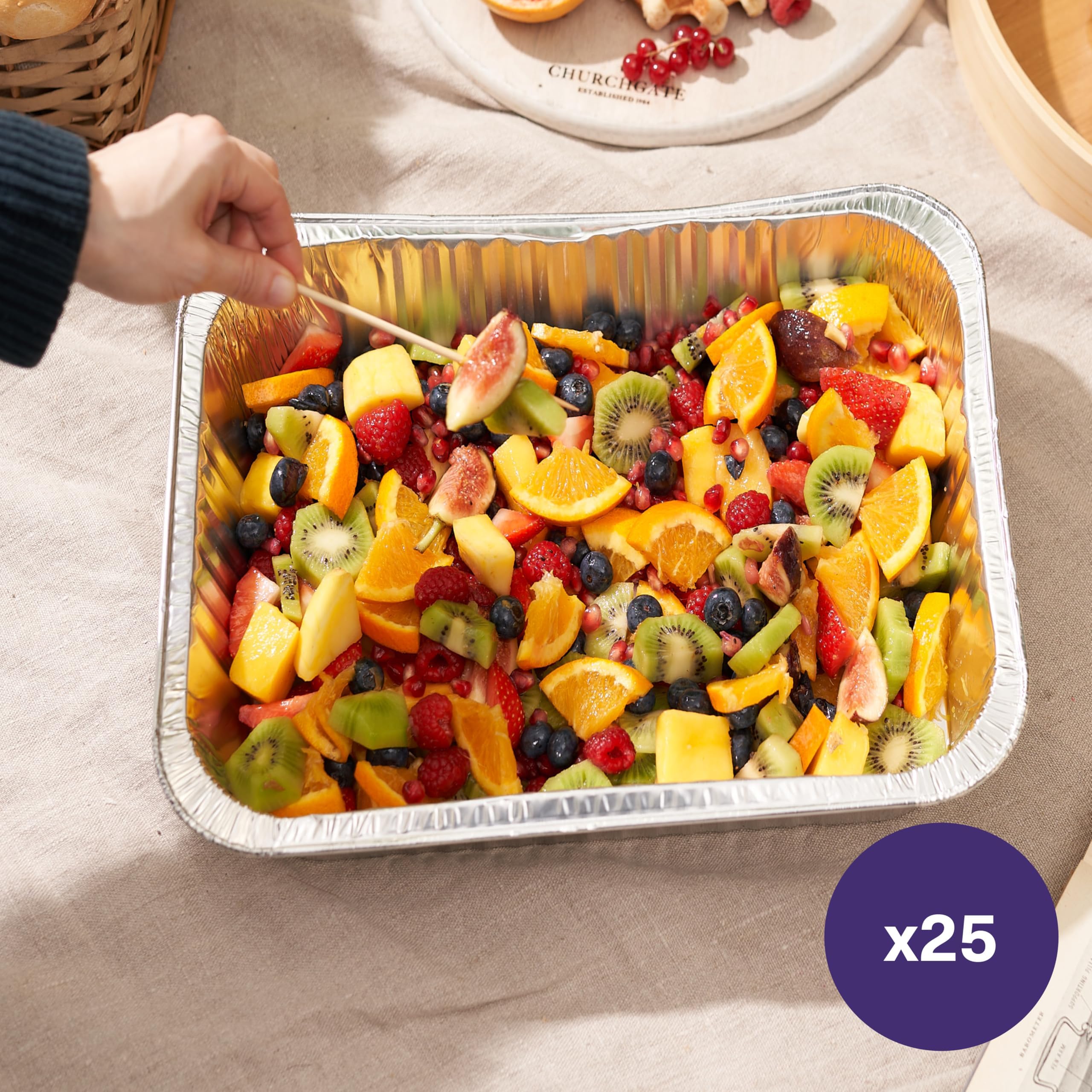 MATANA eco-friendly recyclable pans support responsible event planning.