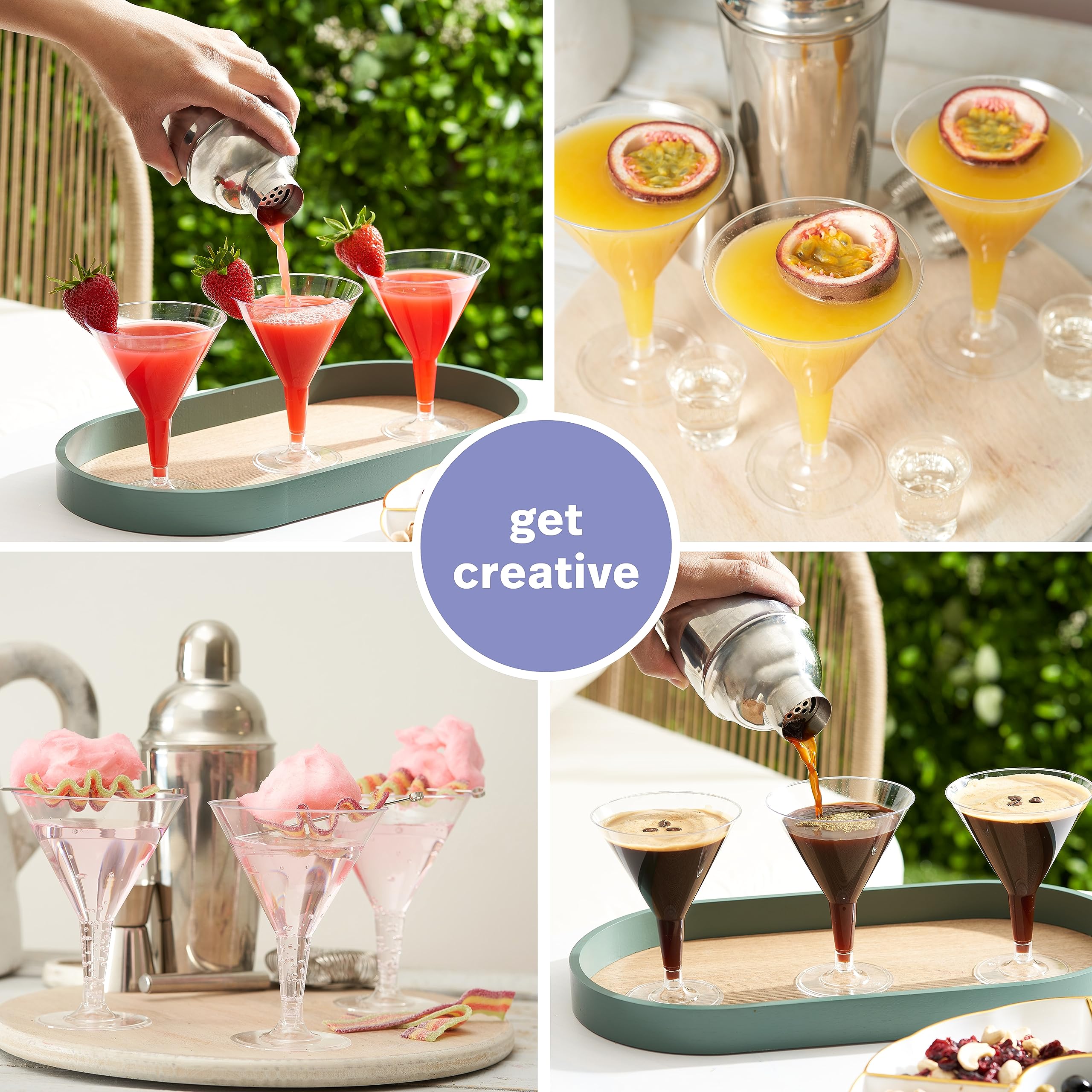 MATANA kid-friendly martini glasses for stylish family celebrations