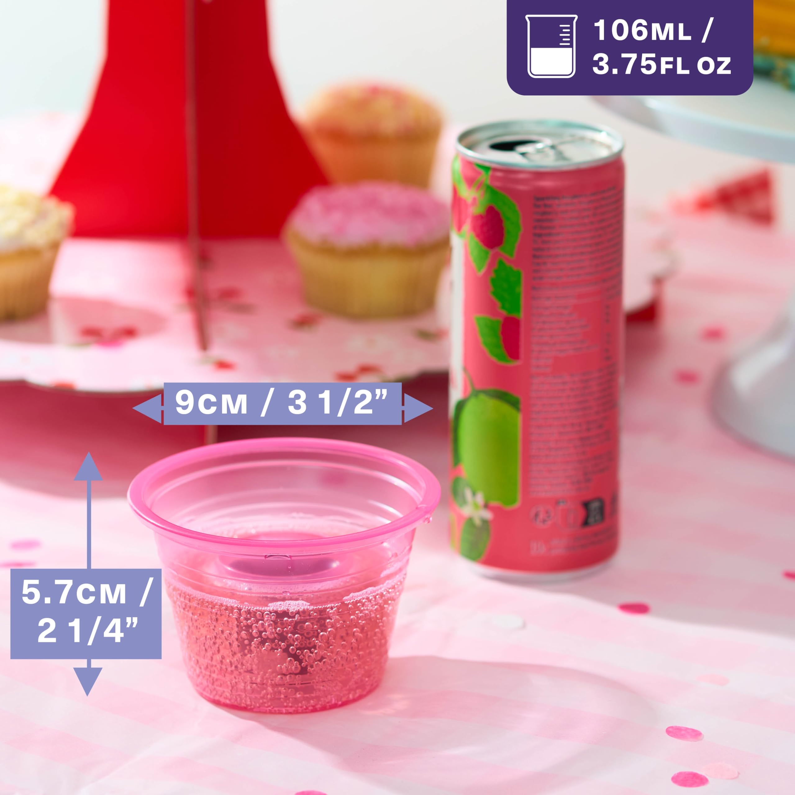 MATANA neon shot glasses add color to glow parties, weddings, and events.