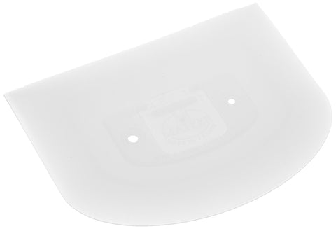Matfer Bourgeat icing application with curved edge smoothing over cake.
