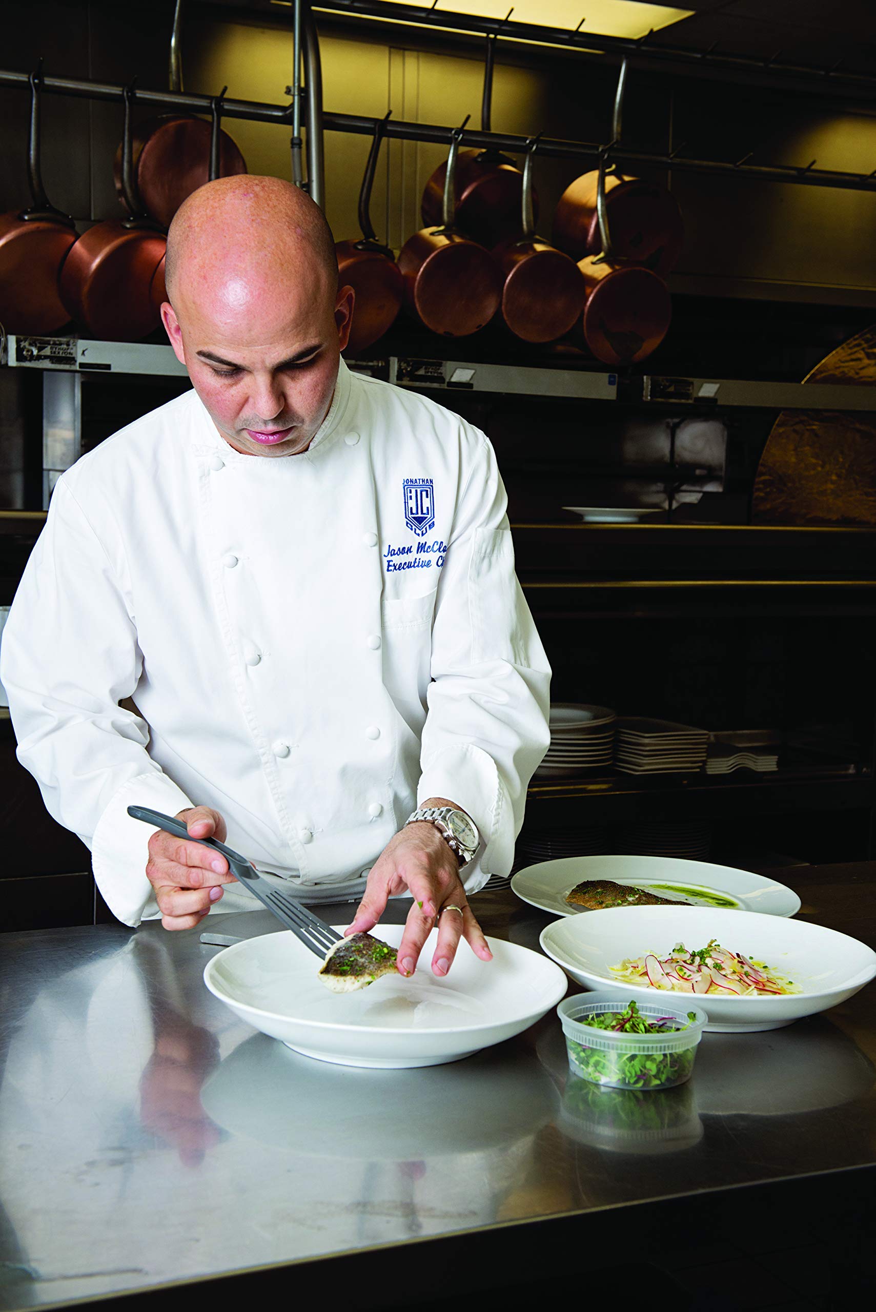 Exoglass non-porous material remains easy to clean after cooking.