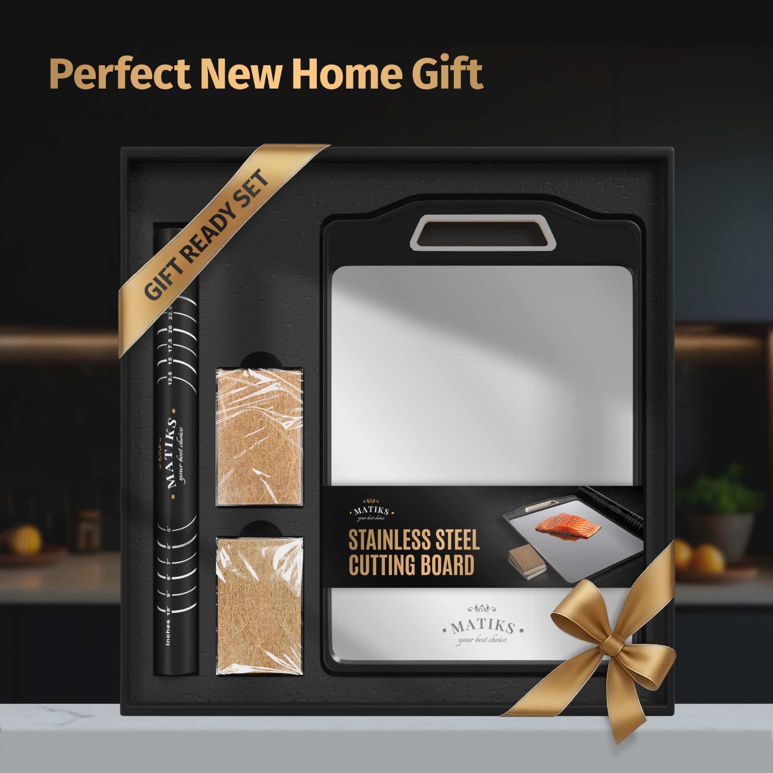 Matiks gift-box packaging makes a ready-to-gift set.