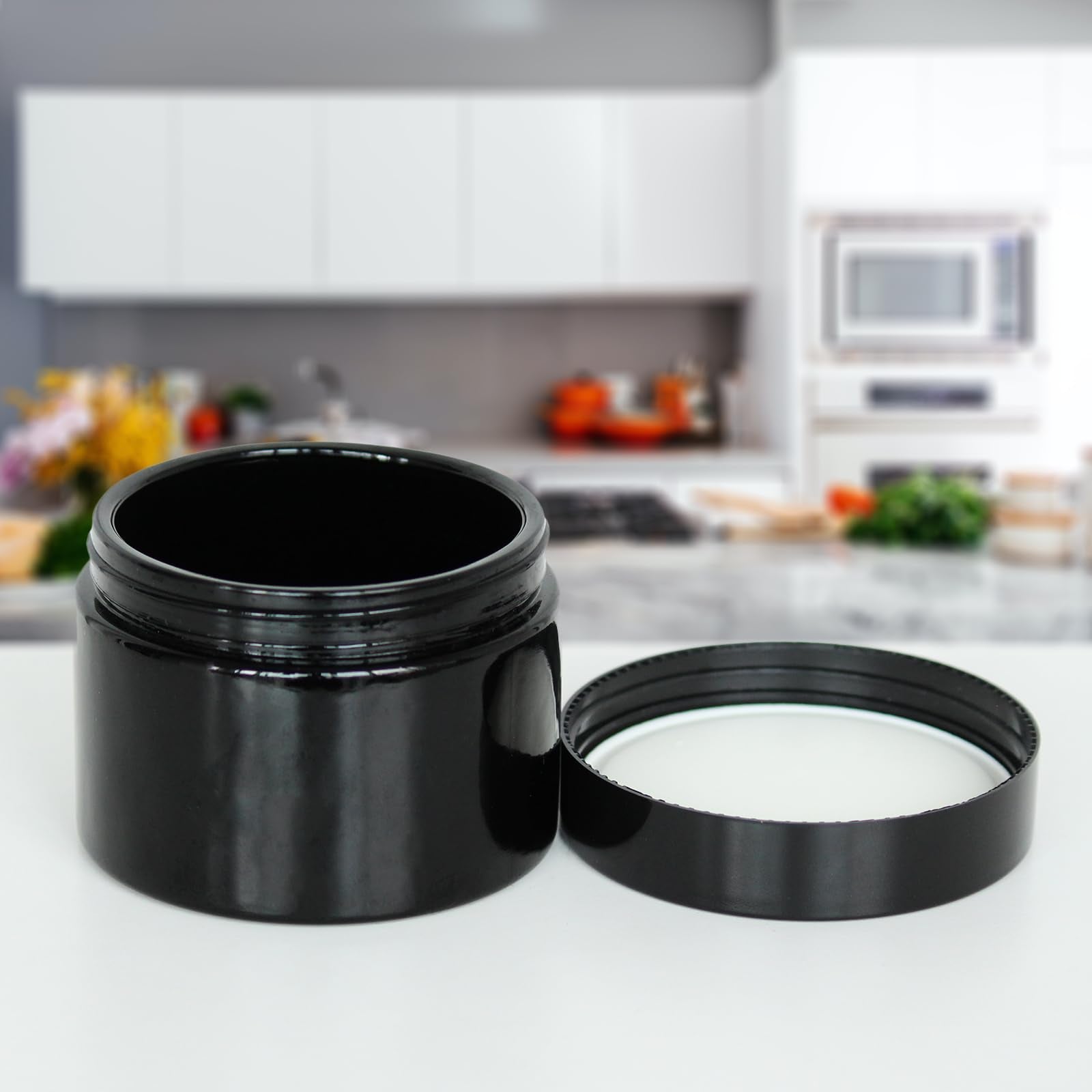 Matoolser portable compact kitchen jar adds sleek organization.