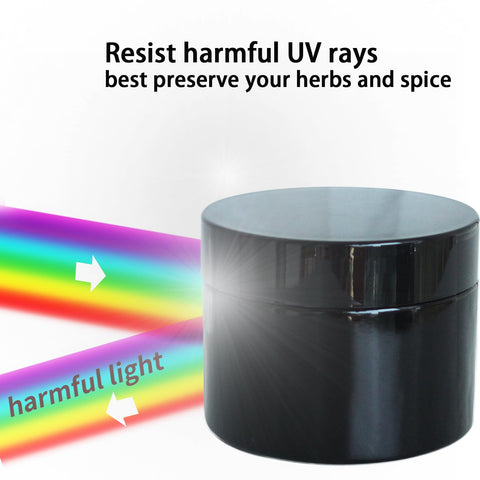 Matoolser UV-proof amethyst glass jar protects coffee aroma from sunlight.