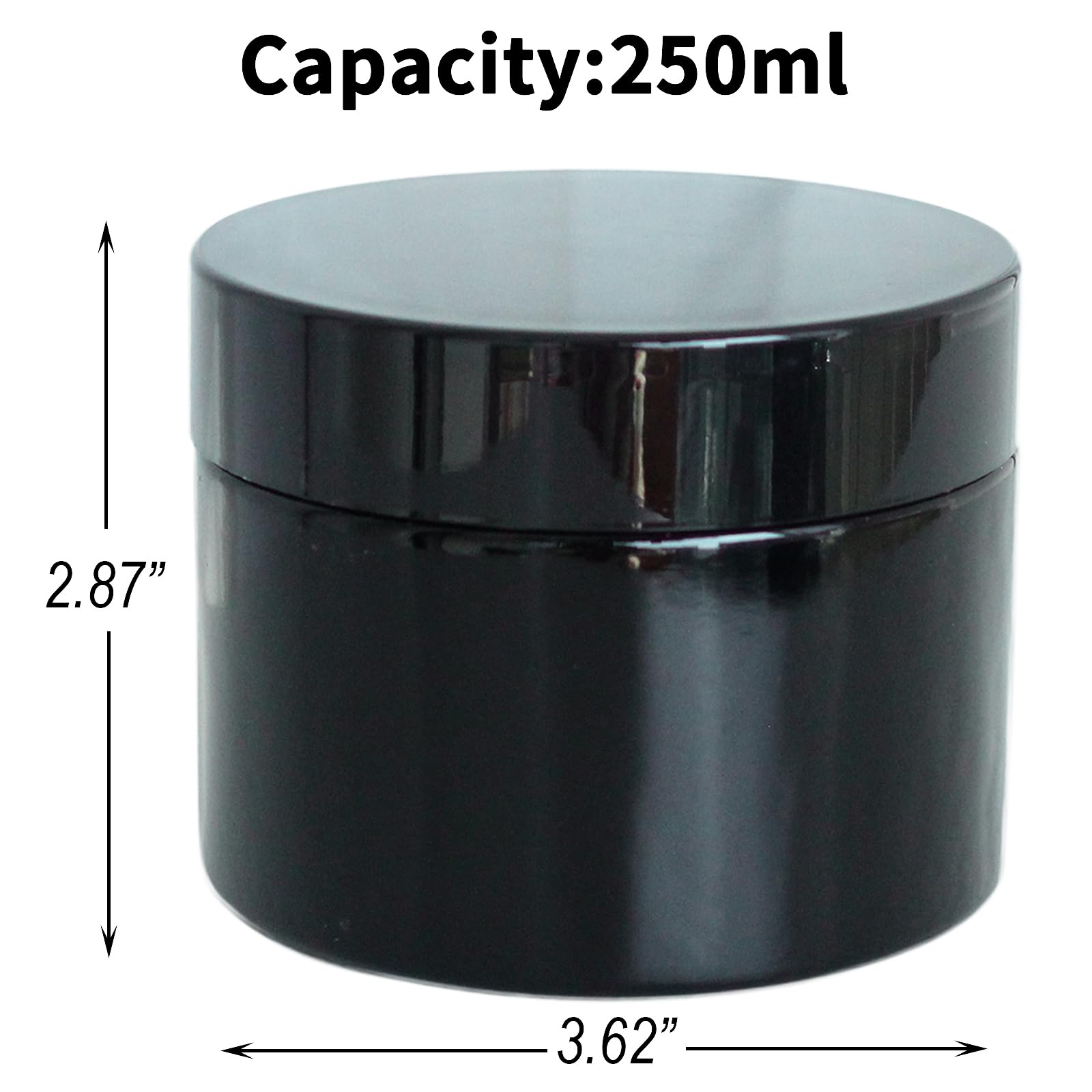 Matoolser violet airtight screw-top lid jar keeps contents freshness.