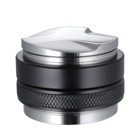 MATOW 51mm dual-head tamper in front view ensuring even puck surface.