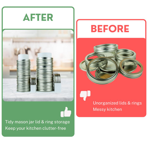 Matterform kitchen storage solution for jars highlights clutter-free prep and faster setup.