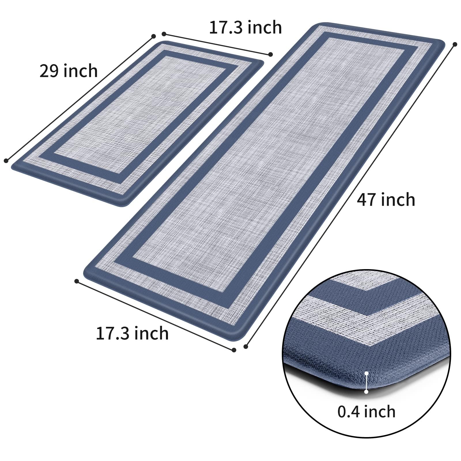 Mattitude anti-fatigue mats provide cushioned support for long tasks.