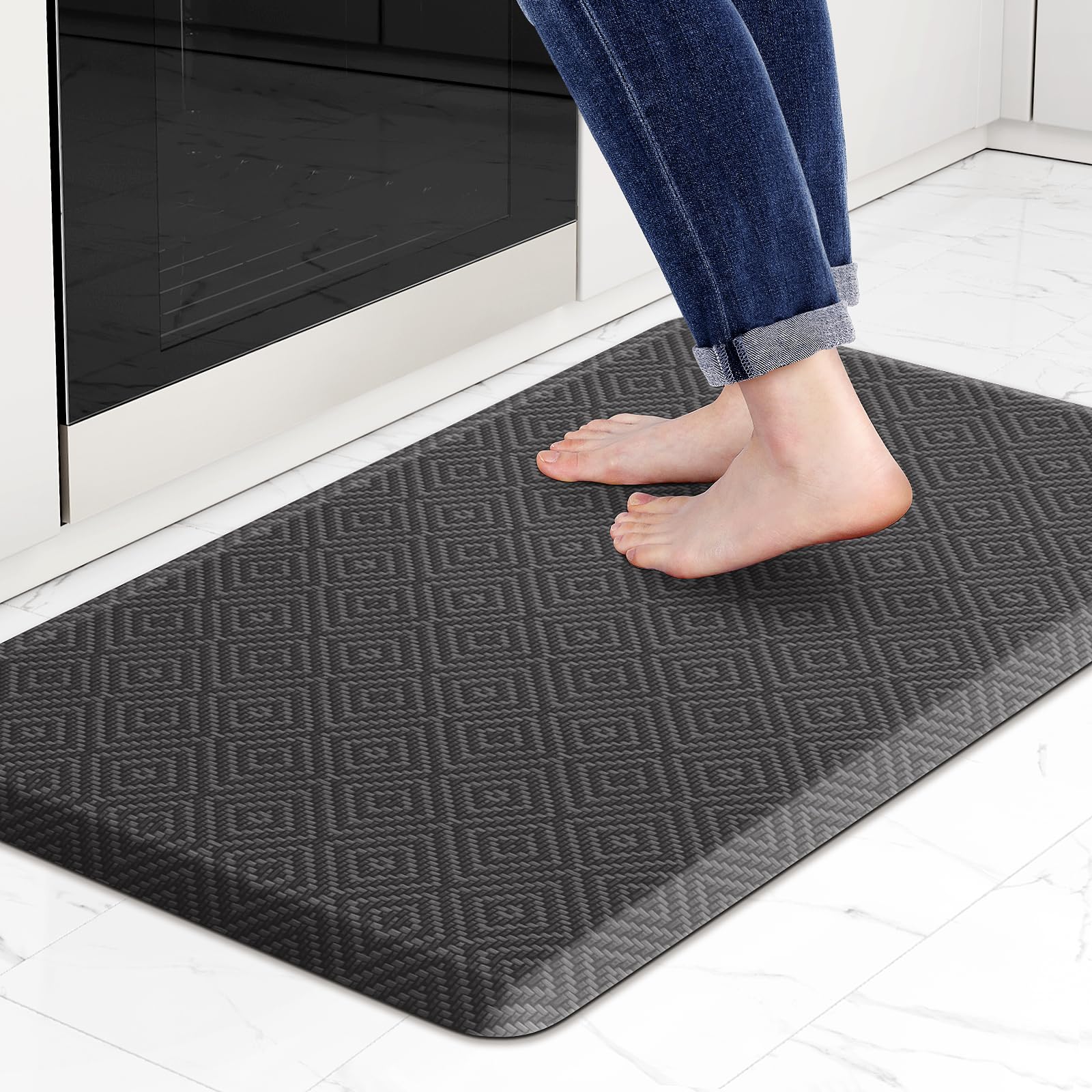 Mattitude kitchen mat cushions anti-fatigue for long standing tasks
