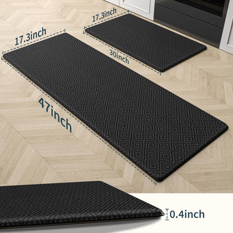 Mattitude waterproof kitchen mat surface that resists spills and wipes clean