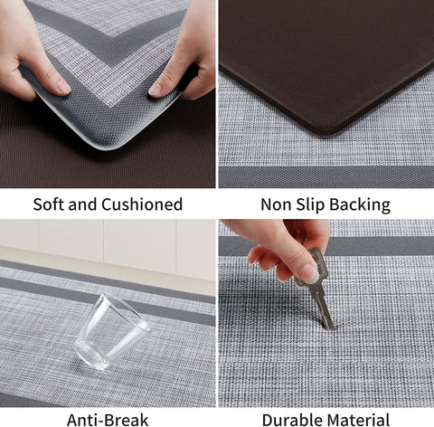 Mattitude 17-3x29 inch mat fits compact counters and sinks
