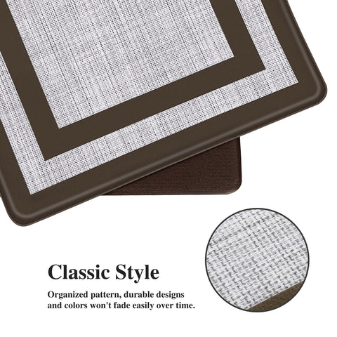 Mattitude kitchen mats non-slip-back keep rug in place on wet floors.
