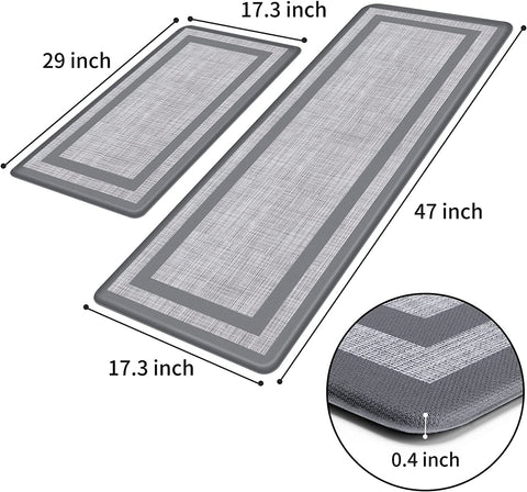 Mattitude mats with non slip backing stay securely in place during prep work