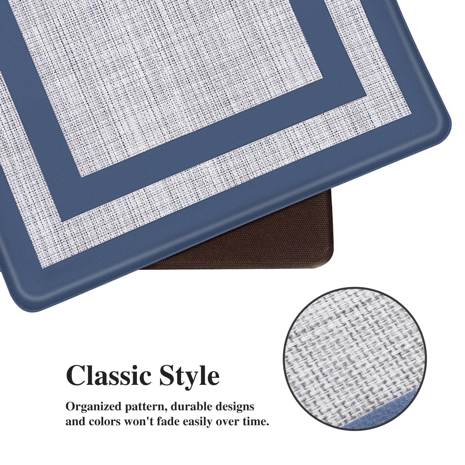 Waterproof surface resists spills for easy cleanup.