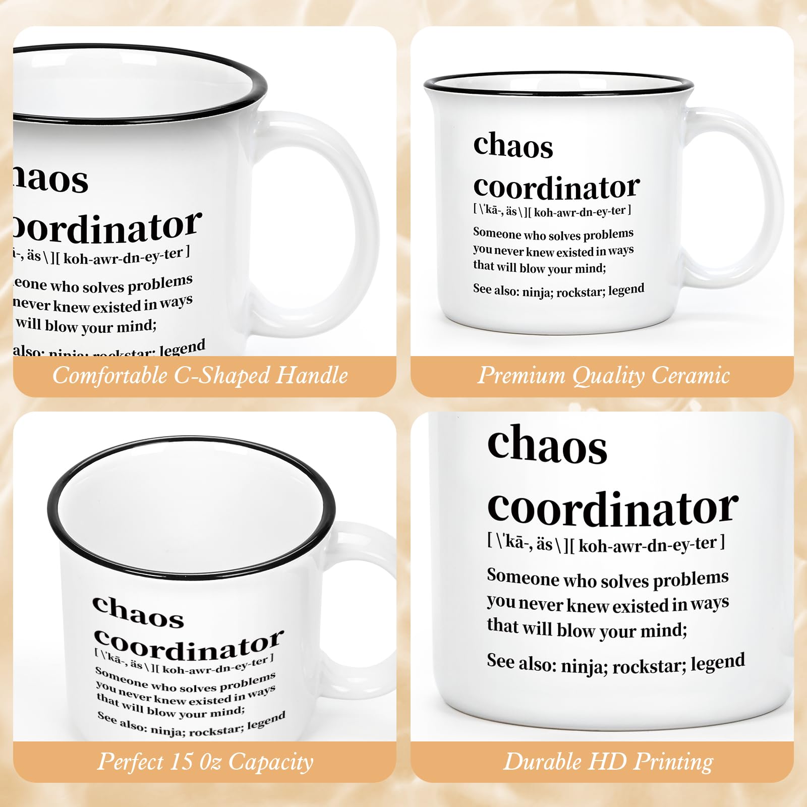 Maustic Chaos Coordinator Mug packaged as gift-ready.