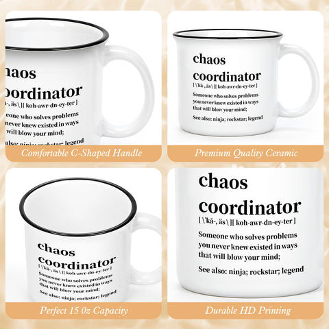 Maustic Chaos Coordinator Mug packaged as gift-ready.