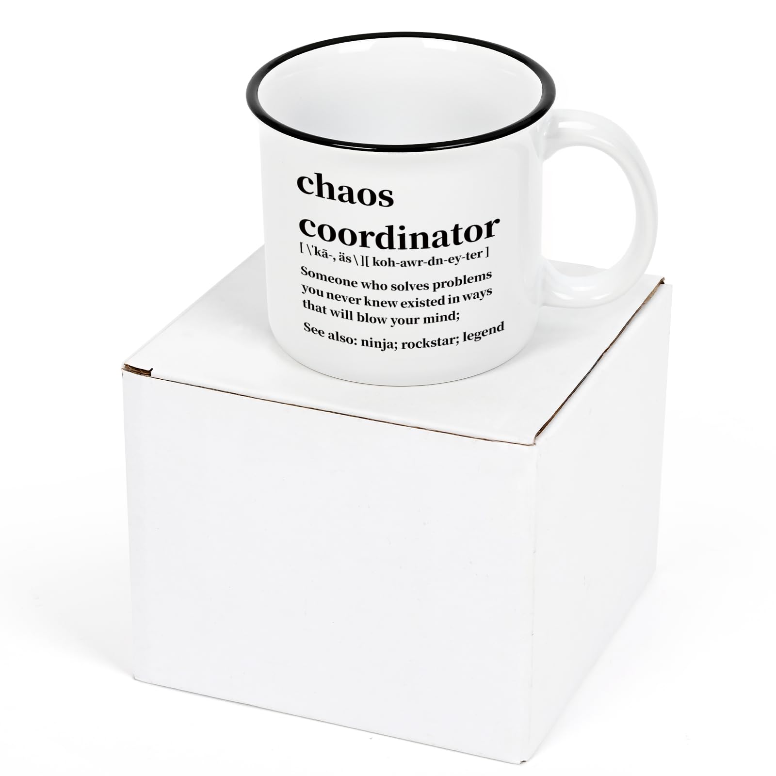 Maustic Chaos Coordinator Mug in morning light, inviting sip.