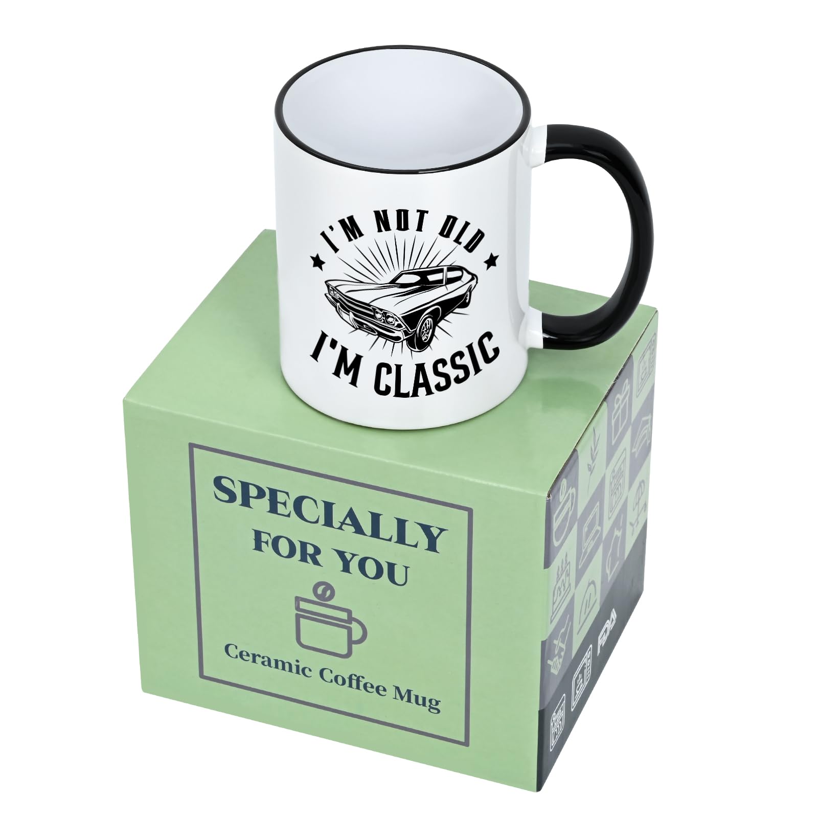 Maustic Christmas Fathers Day gift mug for thoughtful celebrations.