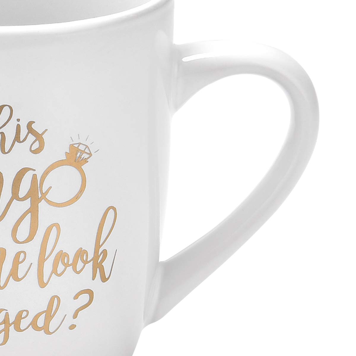 Maustic engagement anniversary mug for birthdays and holidays.