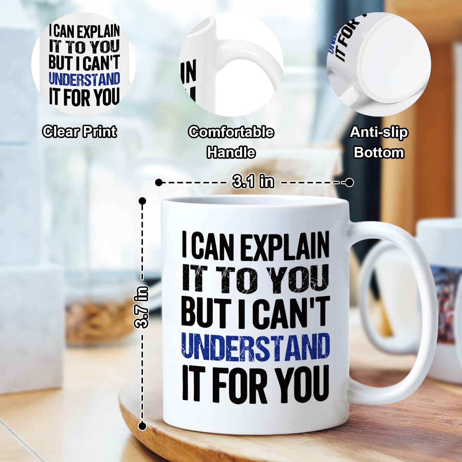 Maustic engineer mug ready for hot coffee or tea beverages.