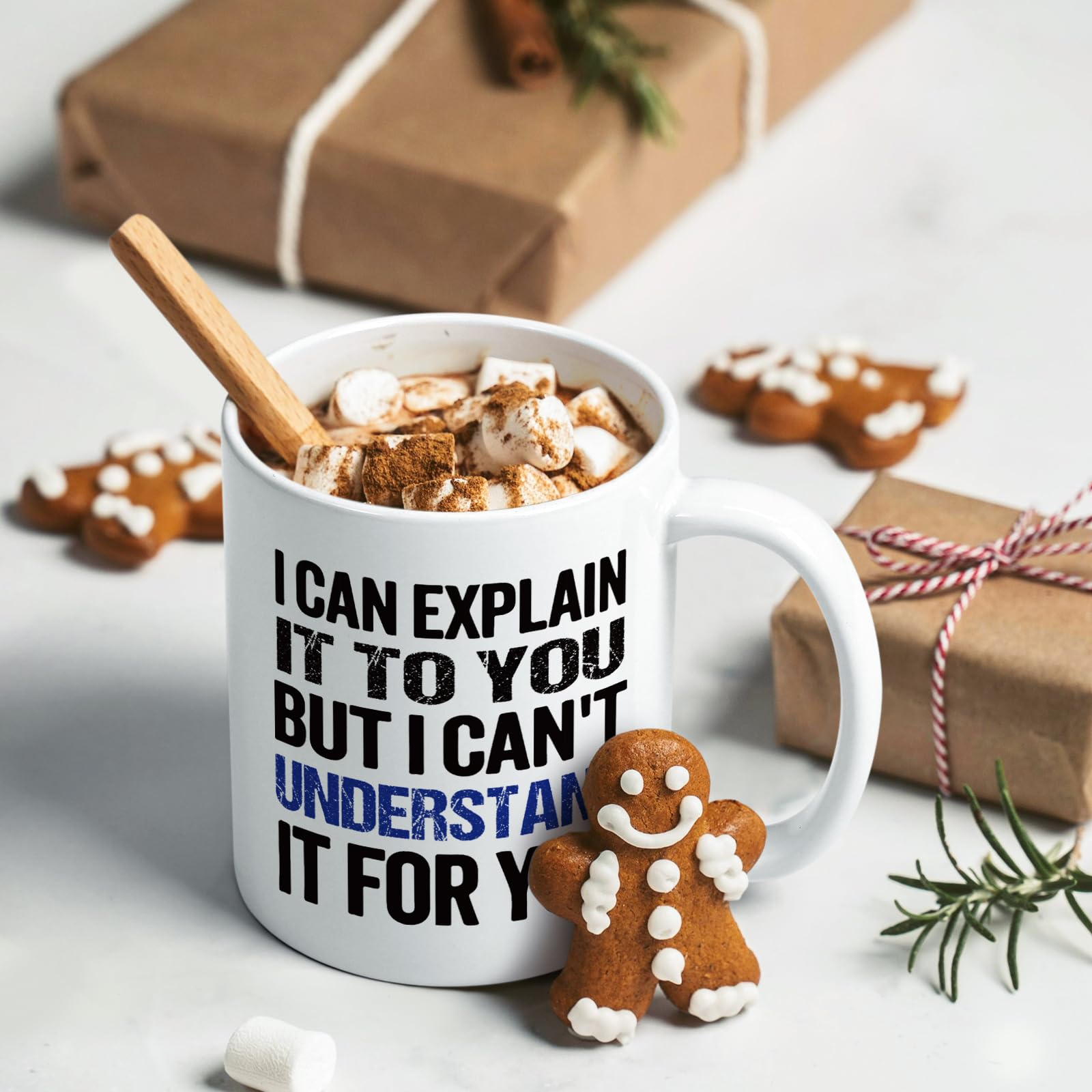 Maustic engineer mug double-sided text is visible from any seating position.