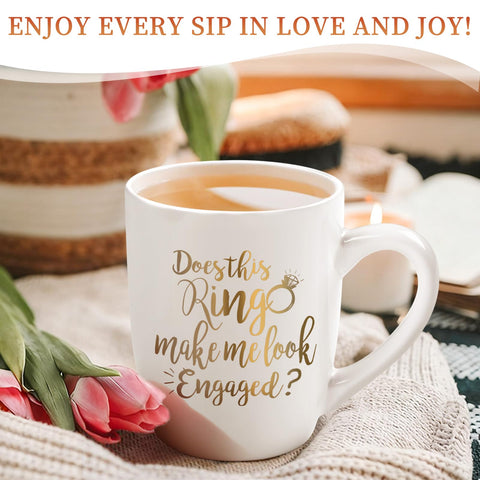 Maustic engagement gift mug comes in a ready-to-gift box.