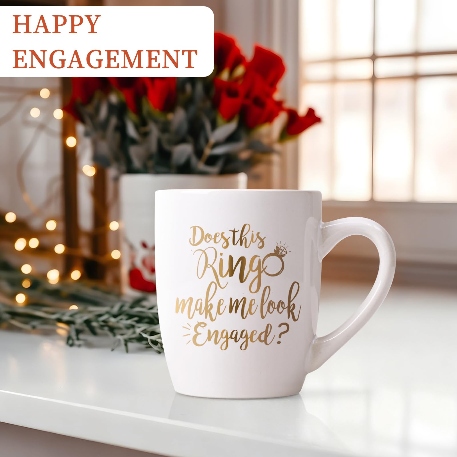 Maustic newly engaged gift mug to celebrate moments in style.