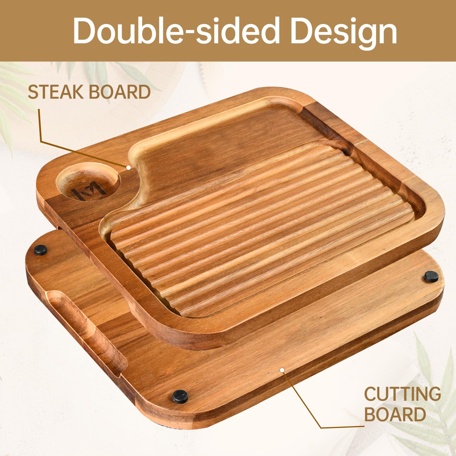MAVOTER wood board easy to clean and moisture-resistant