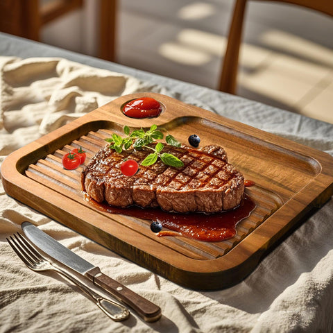 MAVOTER serving board versatile as cutting board and charcuterie tray