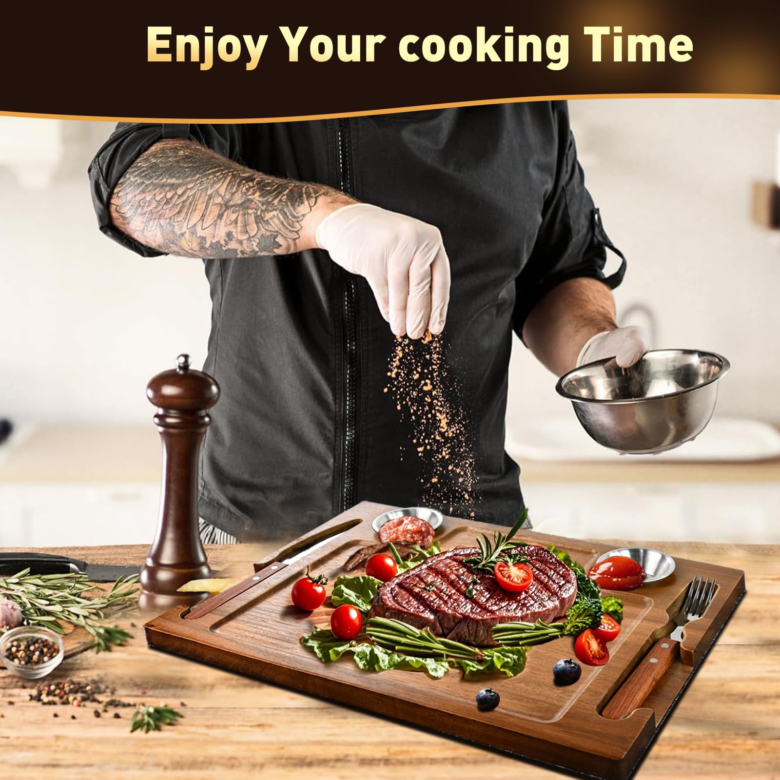 MAVOTER ideal gift for steak lovers and entertainers.