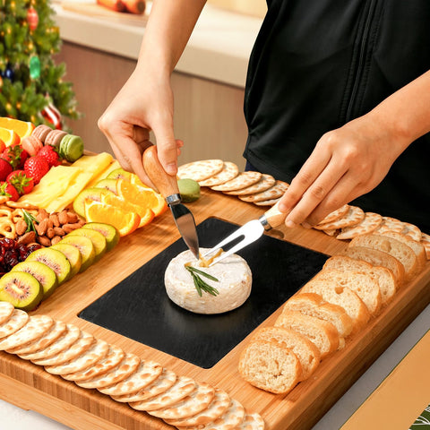 Maxboro charcuterie board bamboo sustainability offers durable, knife-friendly performance