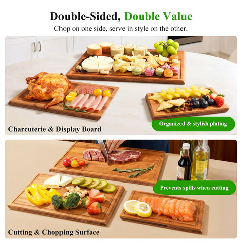 Maxboro medium cutting board ideal for prep and presentation.