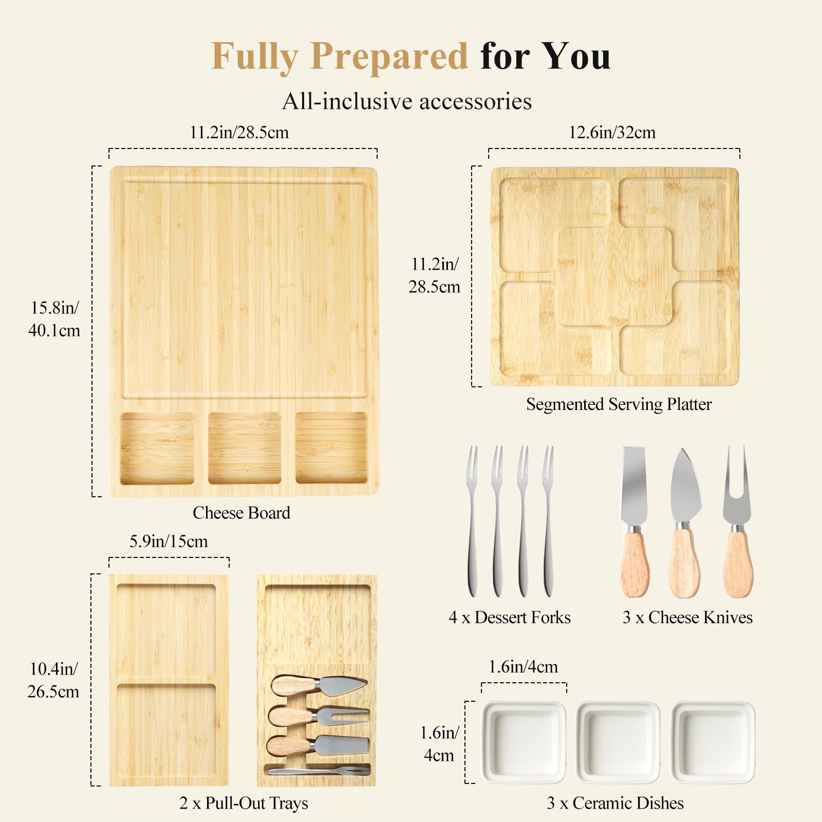 Maxboro separate compartments keep ingredients organized and fresh