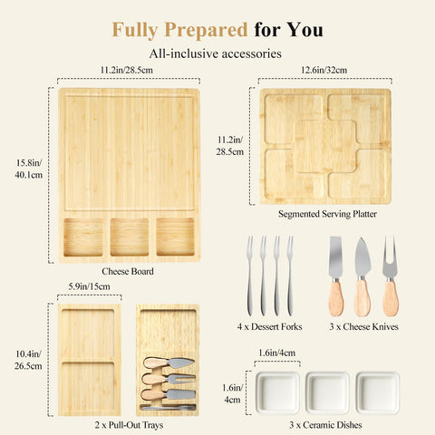 Maxboro separate compartments keep ingredients organized and fresh