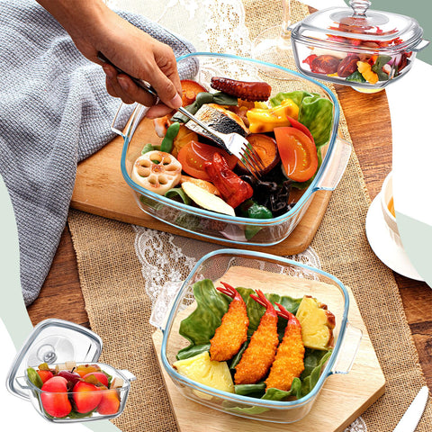Maxcheck microwave-safe casserole ideal for reheating at home.