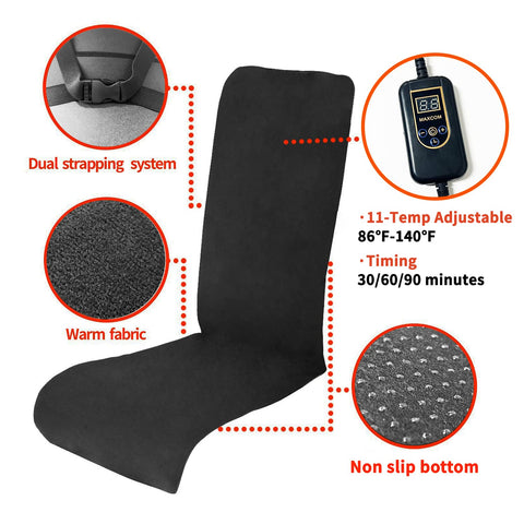 MAXCOM cushion on chair demonstrating universal fit and support