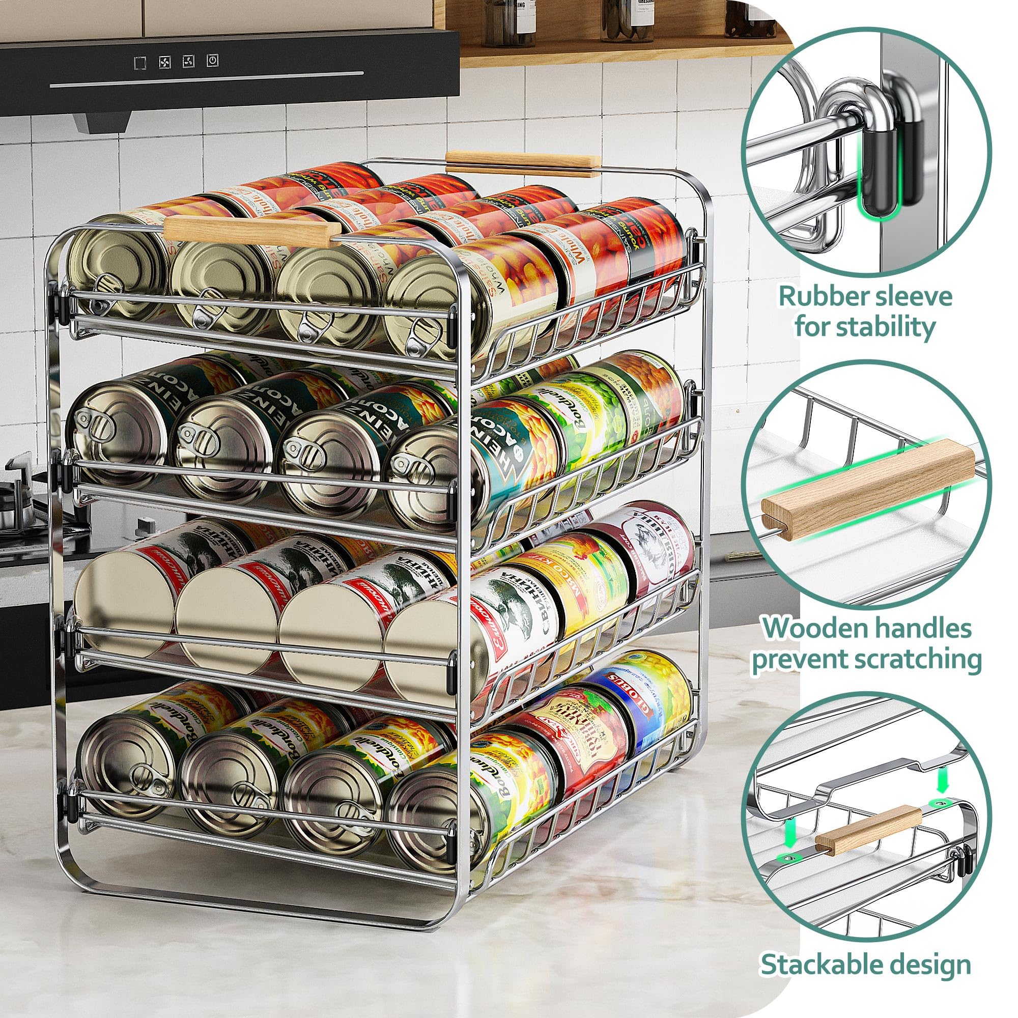 Easy assembly of MAXIFFE 4-tier organizer in minutes with no tools.