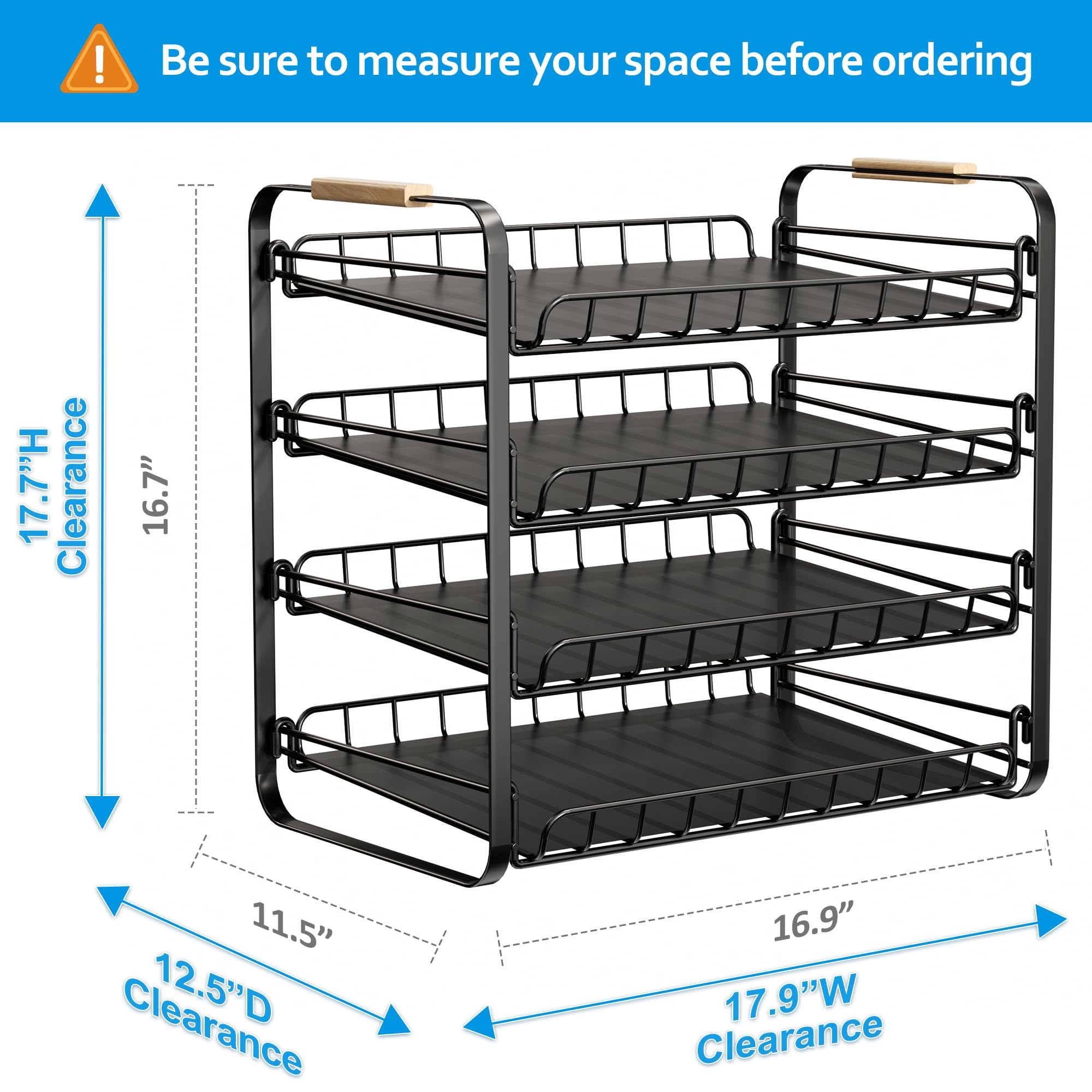 MAXIFFE tilting shelves highlight first-in, first-out use for fresher cans