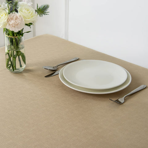 Close-up of Maxmill wrinkle-resistant fabric keeping the table smooth.