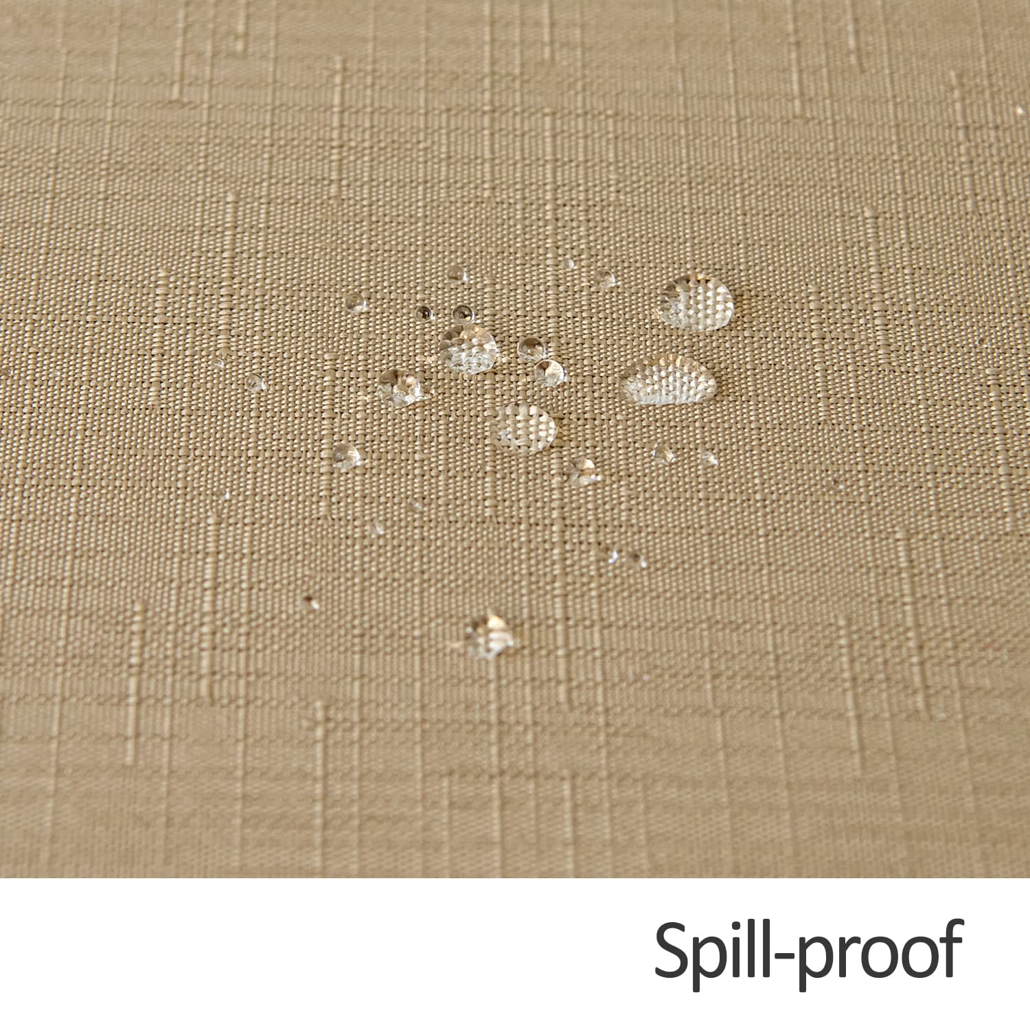 Maxmill tablecloth is machine washable for easy care after meals.