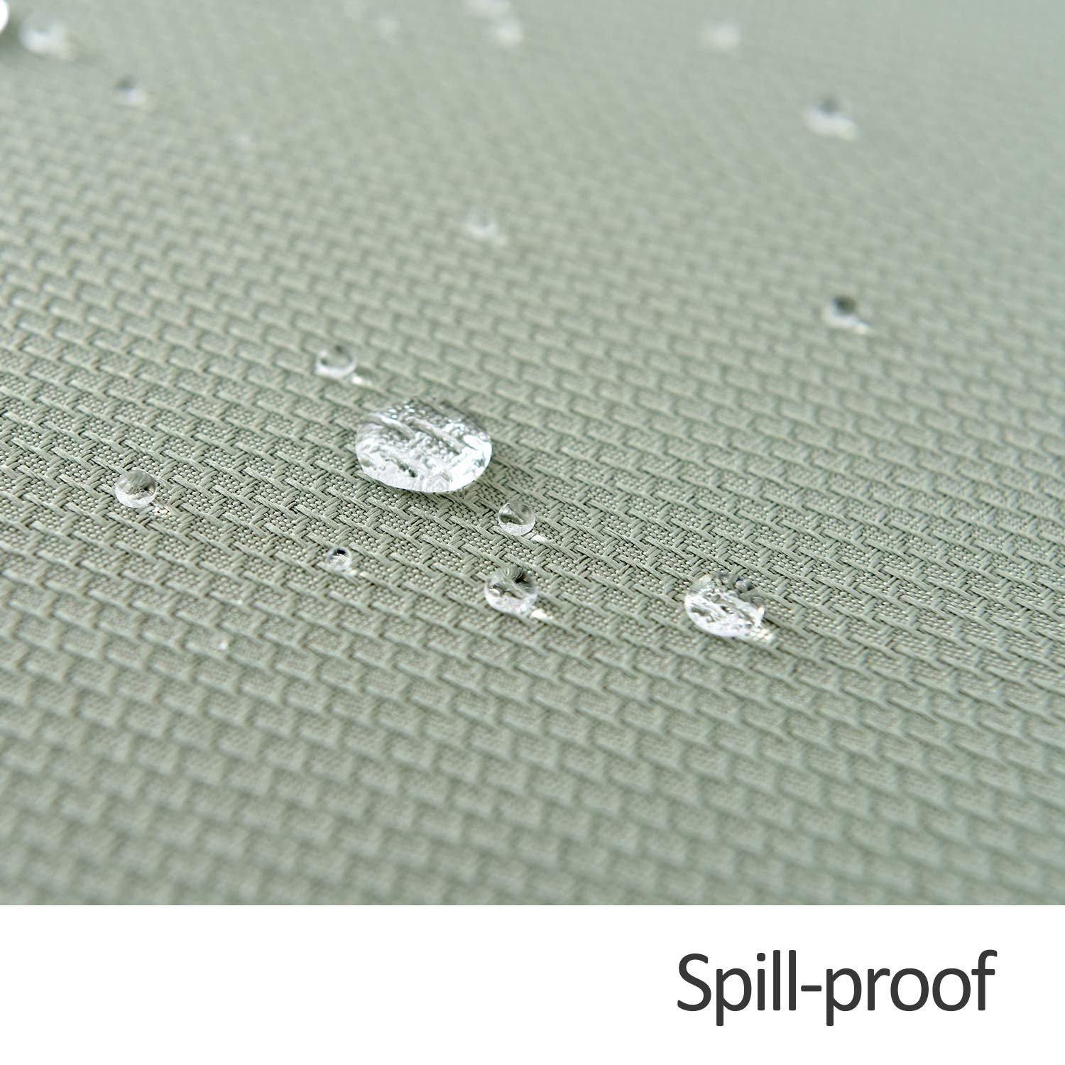 maxmill sage green outdoor tablecloth on patio setup for al fresco dining